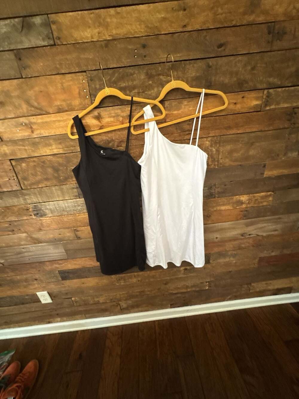 Kyodan Women's Asymmetrical One Shoulder Dresses Bundle Black/White Size L/G